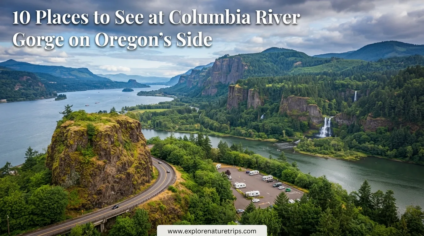 10 places to see at columbia river gorge on oregon’s side