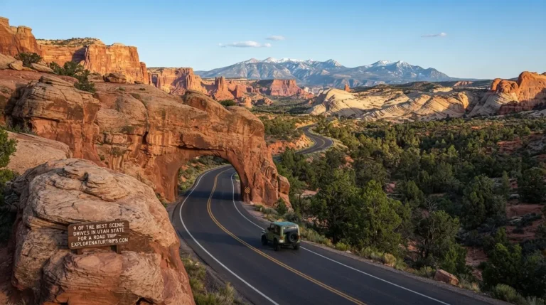 9 of the best scenic drives in utah state for a road trip