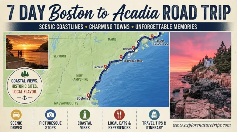 boston to acadia road trip