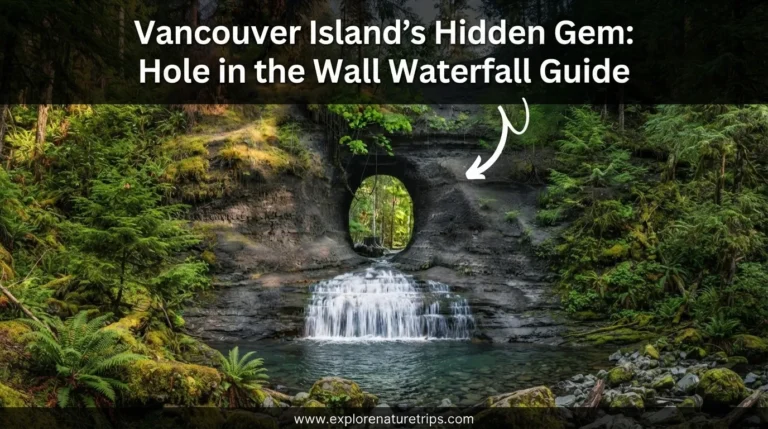 how to find hole in the wall waterfall on vancouver island
