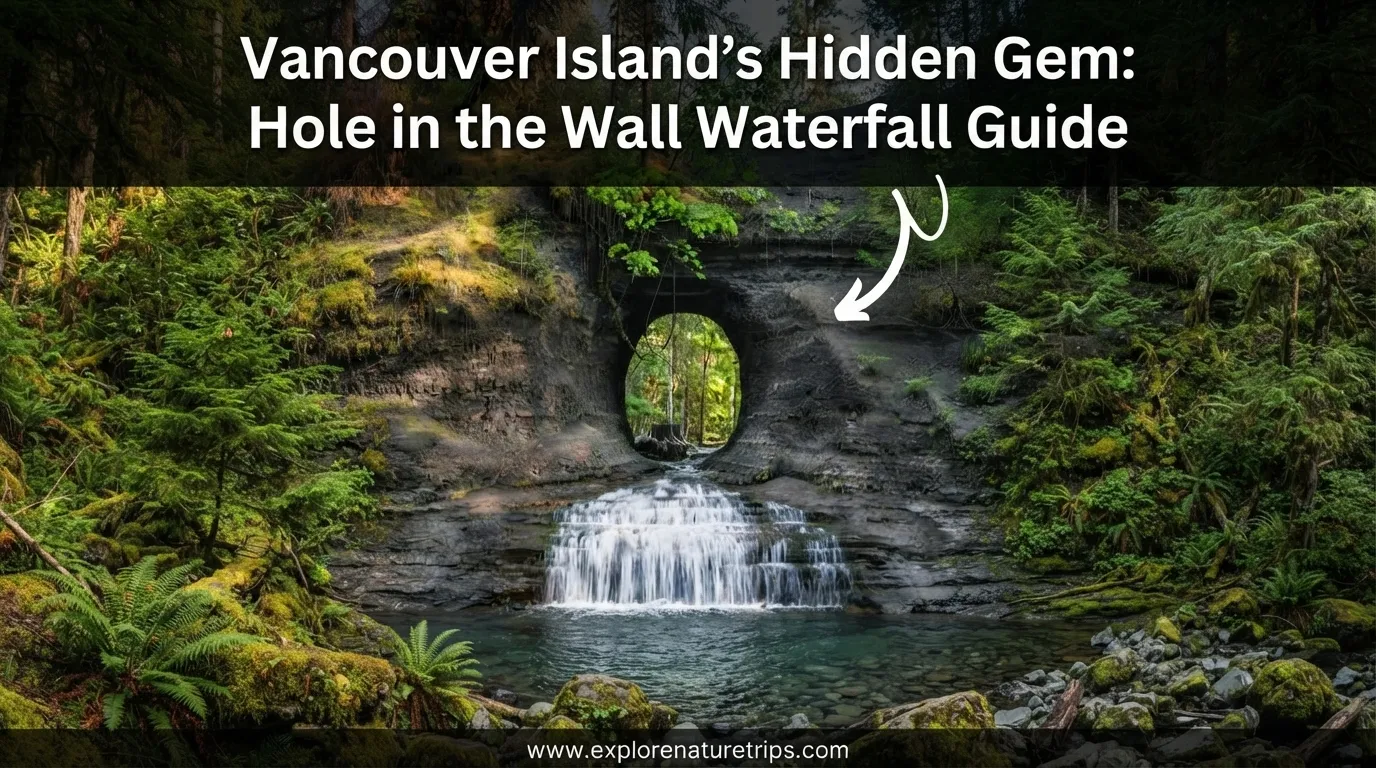 how to find hole in the wall waterfall on vancouver island
