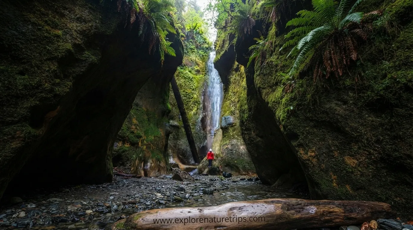 how to find the hidden waterfall on sombrio beach