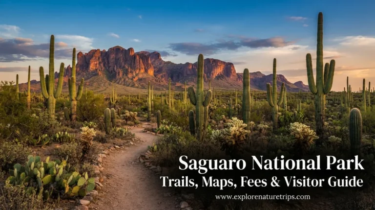 saguaro national park trails, maps, fees & visitor guide