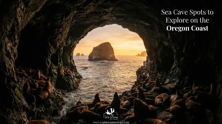 sea cave spots to explore on the oregon coast