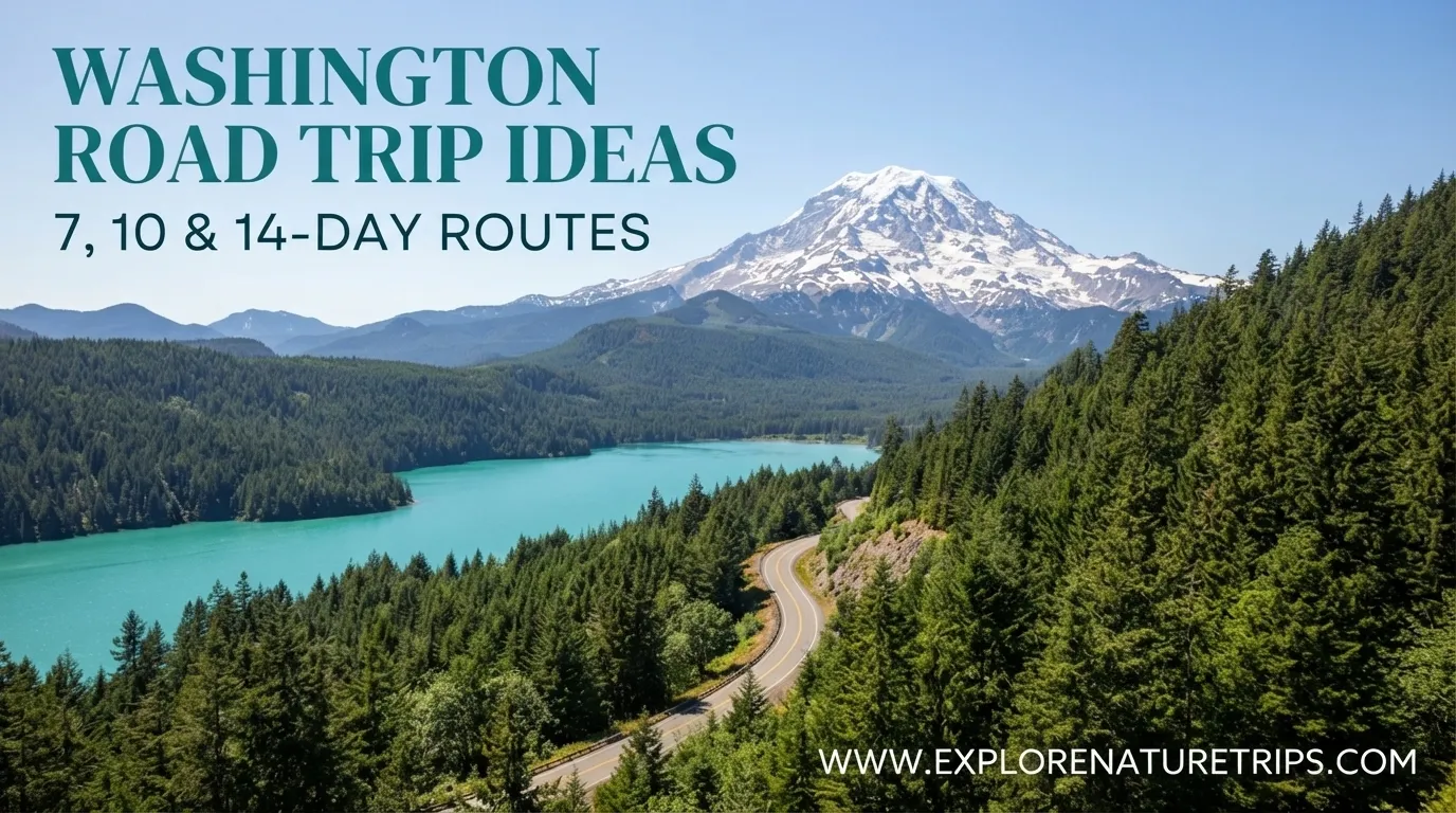 washington road trip ideas 7, 10 & 14-day routes