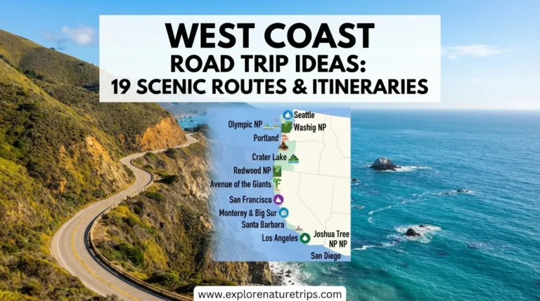 west coast road trip ideas 19 scenic routes & itineraries